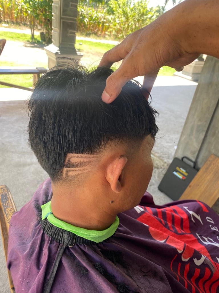 Line Design Haircut